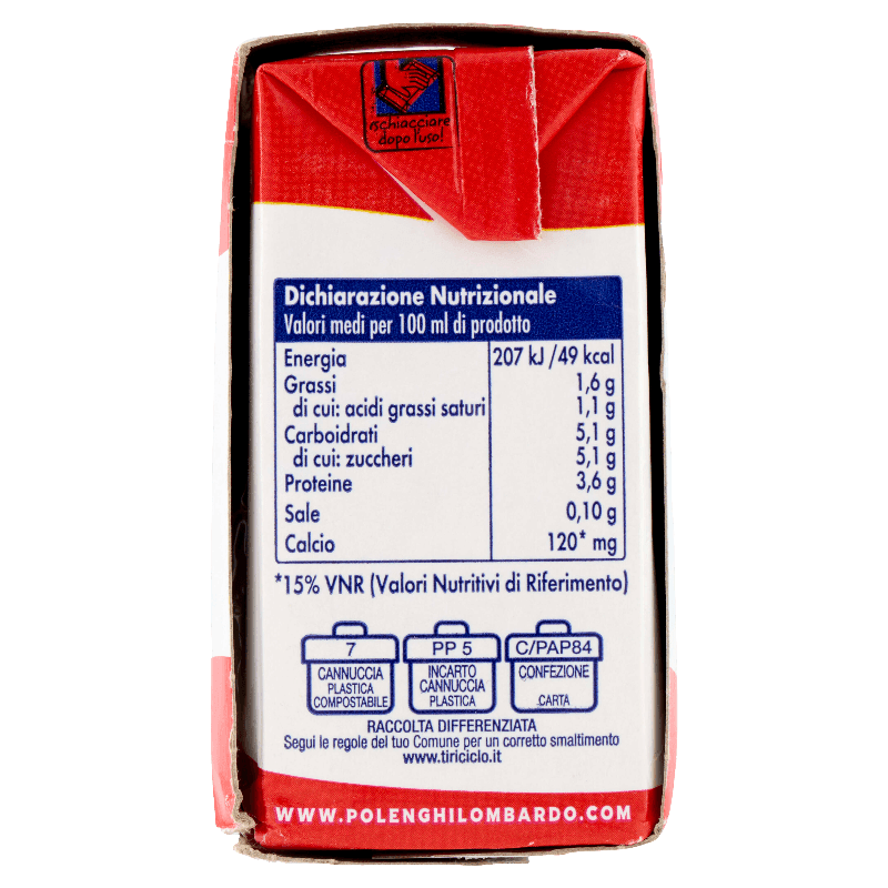 latte parzialmente scremato 3 x 200 ml