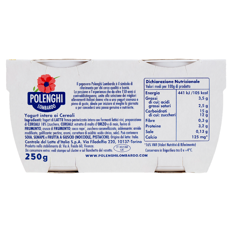 yogurt intero cereali